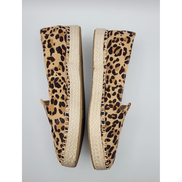 Dr. Scholl's BE Energized Leopard Print Espadrilles Slip On Shoes Sz 10 - Picture 4 of 11
